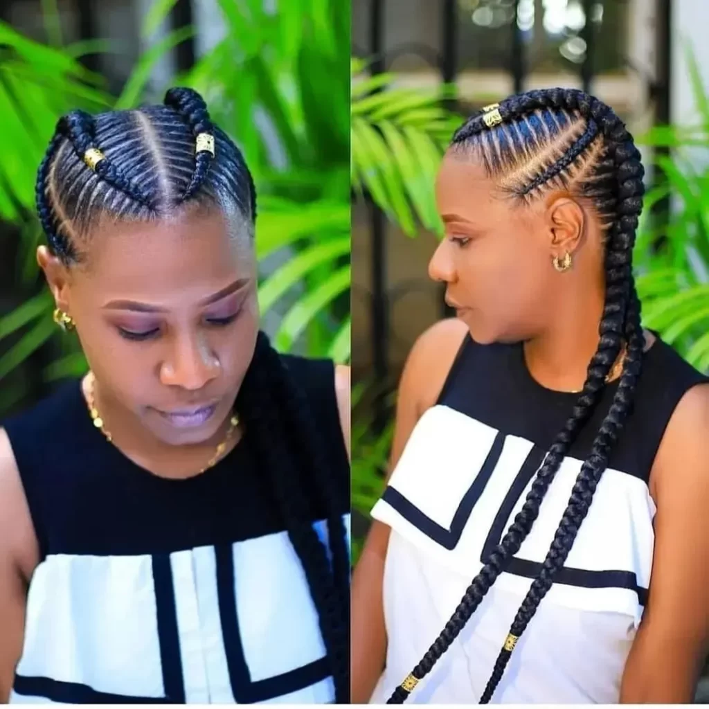 47 Beautiful Braided Hairstyles For Natural And Relaxed Hair 31