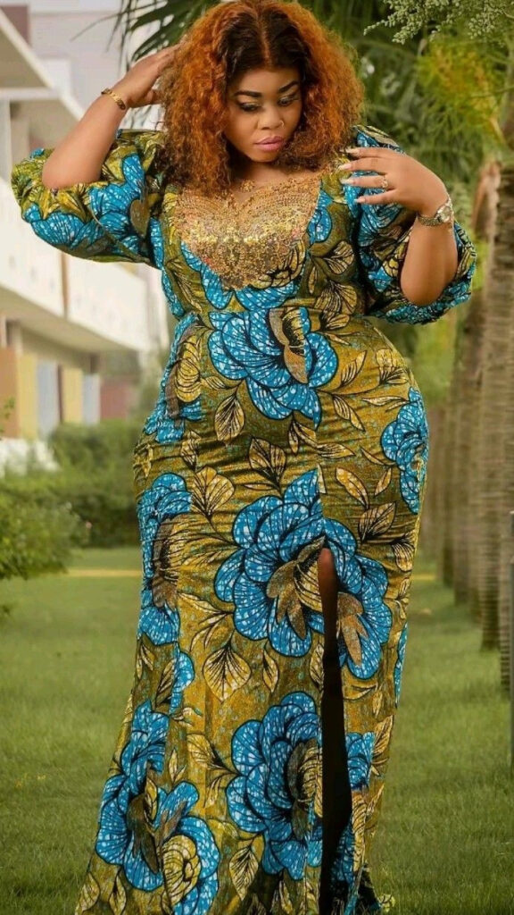 Dazzling Ankara Madam Dresses 16