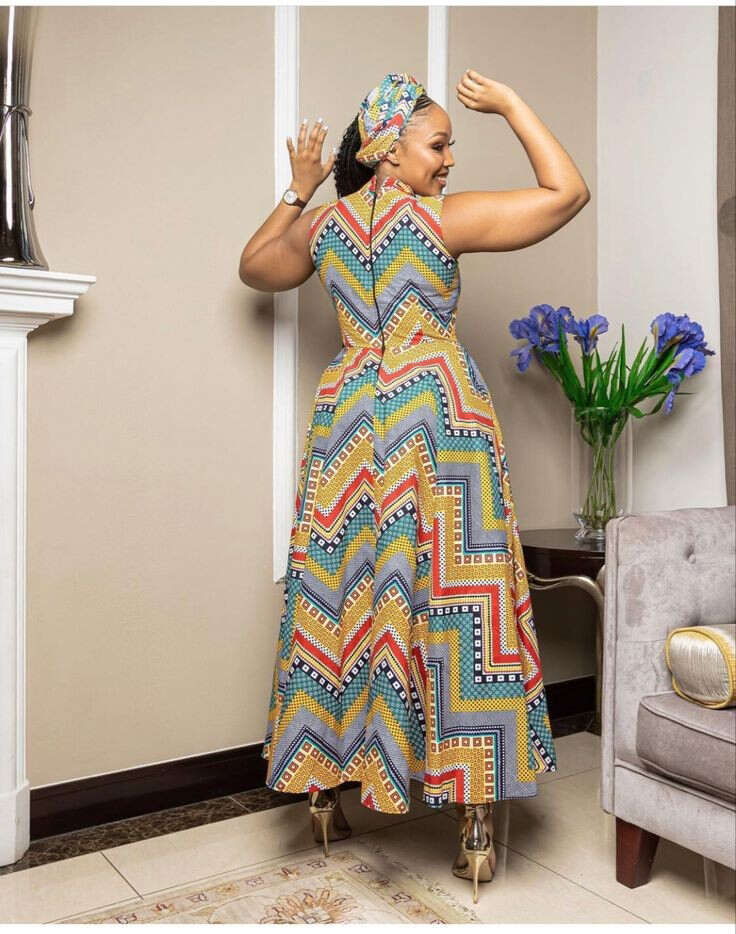 Top Ankara Flare Gowns Stylescatalog (10)