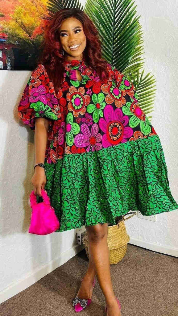 Top Ankara Flare Gowns Stylescatalog (11)