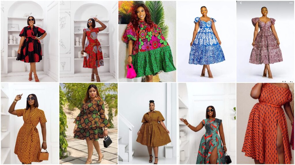 Top Ankara Flare Gowns Stylish And Trendy Designs