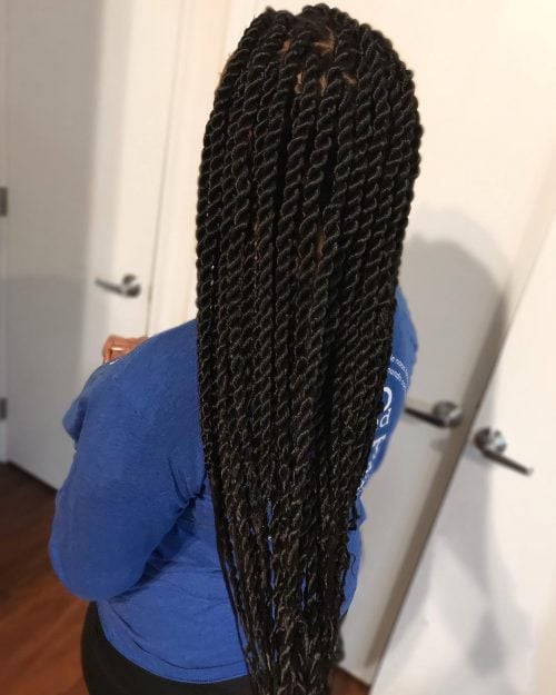 Double Twisted Jumbo Box Braids