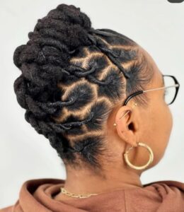 Diamond Pattern Updo