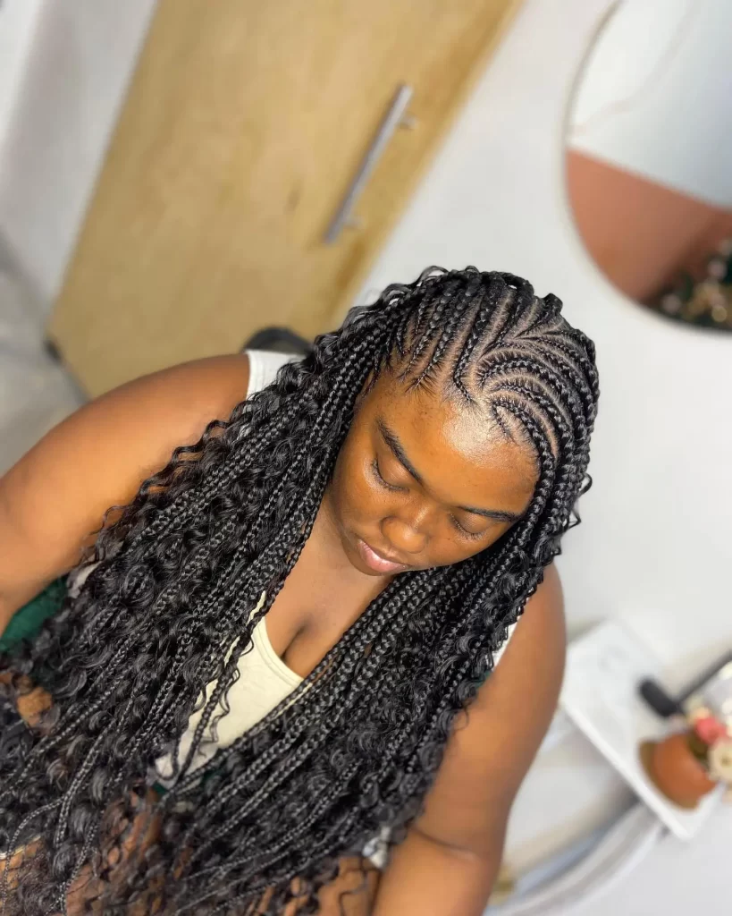 Knotless Bohemian Braids – Flowy & Free-Spirited