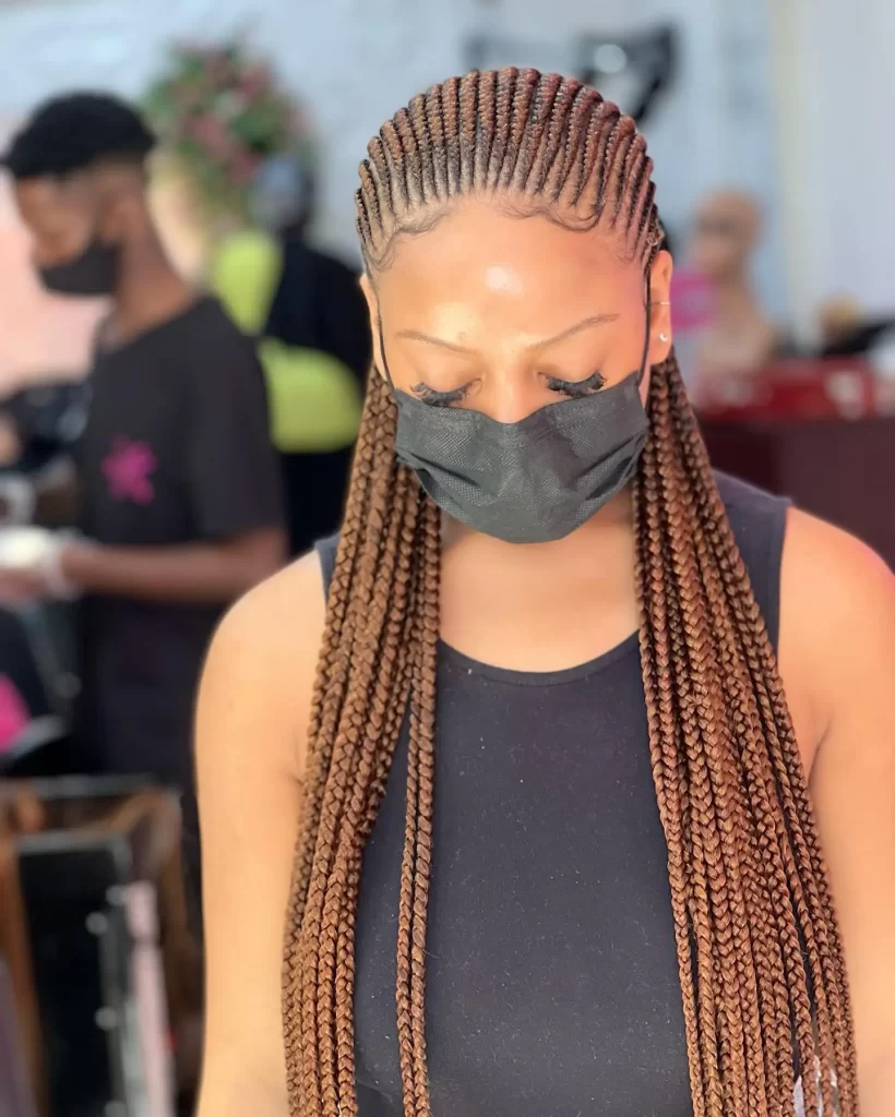 Classic Small Knotless Box Braids