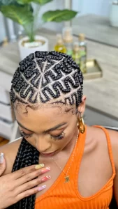 Stitch Braids with Zigzag Pattern