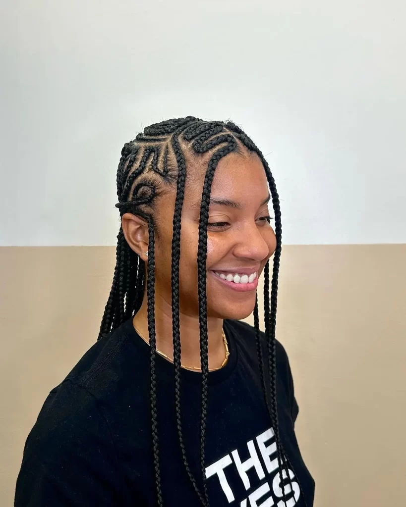 Geometric Tribal Braids