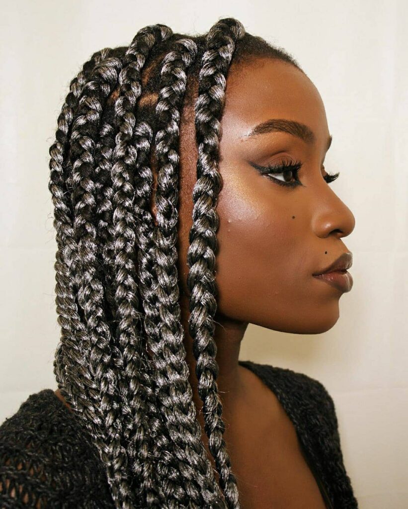 Chunky Silver Rope Twists