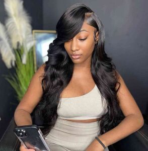 Side-Part Hollywood Waves