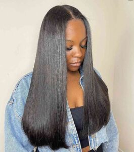 Silky Bone-Straight Sew-In