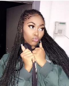 Fulani Braids with Sleek Baby Hairs