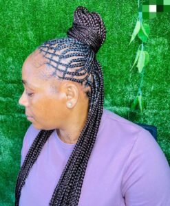 Twisted Crown Bun