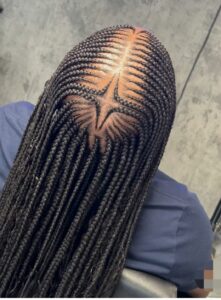 Star Pattern Cornrows