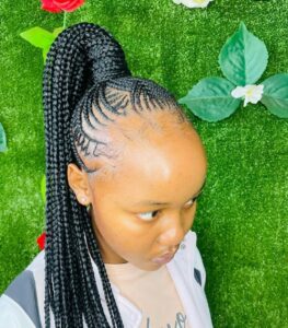 Curly Mohawk Braids