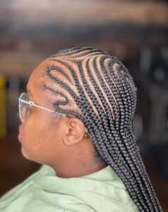 Sleek Feed-In Cornrows