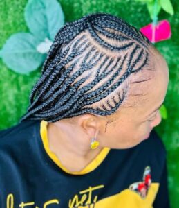 Leaf Pattern Cornrows